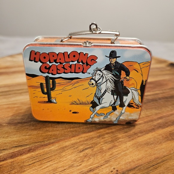 2000 Hallmark Christmas Keepsake Ornament HOPALONG CASSIDY Lunch Box Set of 2 - Picture 5 of 8